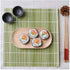 JapanBargain, Bamboo Sushi Rolling Mat, 9.5" x 9.5" Square Traditional Makisu Roller for Sushi Making, Natural Chemical-Free Bamboo, Durable and R...