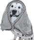 Absorbent Dog Towel, Microfiber Quick Drying Towel Machine Washable with Hand Pockets Pet Towel for Medium Large Dog 35 x 15''...