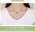 Hutou Birthstone Charm Fit for Charms Bracelet and Necklace Gifts for Women Sparkling Birthstones Zircon Paved...