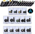 Laptop DC Power Adapter Kits 41 PCS Universal 5.5 mm x 2.1 mm DC AC Power Adapter Tips Connector for Thinkpad Power Supply Plug Jack Sets...