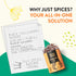 Just Spices Avocado Topping, 2.11 OZ I Spice mix for avocado I Also for refining bowls and salad I With black sesame, tomato and chilli, pyramid s...