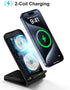 Samsung Wireless Charger Fast Charging Stand Wireless Android Desk Phone Charger Stand for Samsung Galaxy S24 Ultra S24+ S24 S23 FE S22 S21 S20 S1...