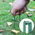 Garden Stakes Ground Staples Landscape Securing Anchor Pegs Gardening Pins Spikes for Lawn Farm Weed Barrier Grass Fabric 10 PCS...