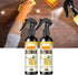 Natural Beeswax Spray, Beeswax Furniture Polish, Multipurpose Wood Floor Cleaner and Polish for Furniture, Floor, Tables 2pc x 120ML...