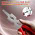 MIG Welding Pliers 8'' Multifunction Carbon Steel Welpers with Insulated Handle, Drop Forged Long Nose Pliers Wire Cutting Pliers Welding Tools fo...