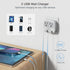 European Travel Plug Adapter Converter, TESSAN International Power Plug Converter with 2 USB, Type C Outlet Adaptor Charger for US to Most of Euro...
