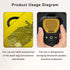 Hard Case Compatible with DEWALT Wearable Bluetooth Speaker, Magnetic Clip-On Wireless Portable Mini Speaker Protective Storage Holder Bag with Me...