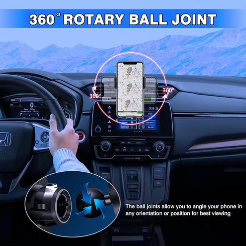 Karltys Car Phone Holder for Honda CR-V 2017-2022 Accessories, Air Vent CRV Cell Phone Holder Mount, Never Blocking Hands Free Thick Case Friendly...