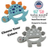 Dinosaur Toys Baby Teething Toys Teether for Infant Baby Newborn 0-6 Months 6 to 12 18 Months and Up- Dino Teether Toy Freezer Safe & BPA Free...