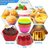 Utoolmart Silicone Cupcake Baking Cups, Reusable Cupcake Liners, Non-stick Cake Baking Muffins Mold for Party Halloween Christmas Bakery Molds Sup...