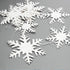 OuMuaMua Winter Christmas Hanging Decorations, 12PCS 3D Large Silver Snowflakes & 12PCS White Paper Snowflakes Hanging Garland for Christmas Winte...