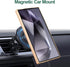 Shockproof Case for Samsung Galaxy S24 Ultra, with 360° Rotatable Ring Holder Magnetic Kickstand, Plating Rose Gold Edge Slim Soft Protective Cove...