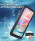 Design for Samsung Galxy A24 Case Waterproof, Dust Proof Full Body Shockproof Case for Galaxy A24 4G Case with Screen Protector (Black)...