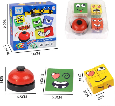 Face Changing Magic Cube Game,Face Blocks Game,Face Change Cube Game,Expressions Matching Block,Puzzles Building Cubes Toy,Educational Puzzles Toy...