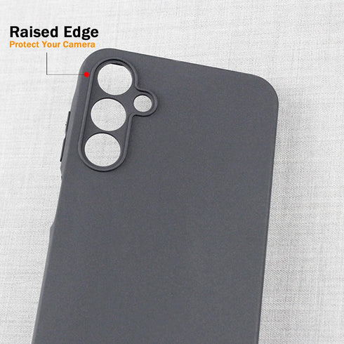 TENOC Phone Case for Samsung Galaxy A15 5G, Black Case Anti-Fingerprint Protective Bumper Matte Cover...