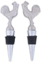 DII Kitchen Wine & Bottle Stopper, 2x4", Rooster...