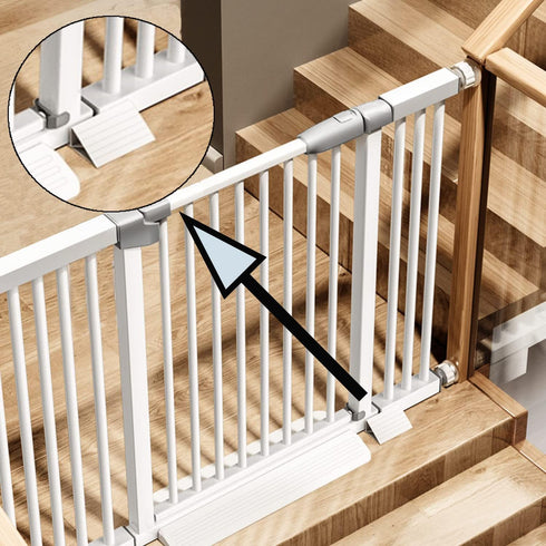 6-piece pet gate fence support feet plastic triangular isolation fence reinforcement accessories freestanding dog gate fence panel Suitable for co...