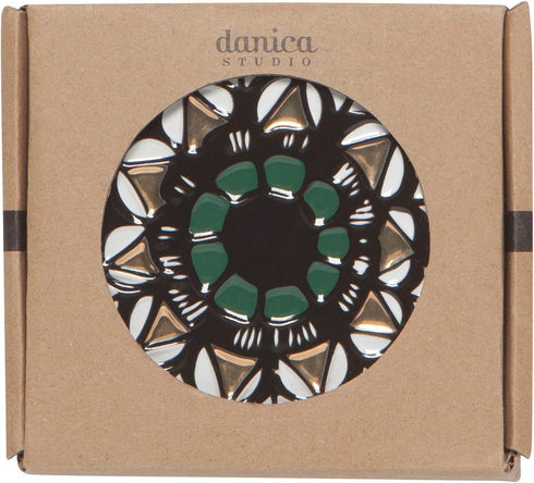 Now Designs Ceramic 4 Shadowvale Coaster Set, Multicolor...