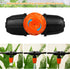 Upgraded Three-Way Atomizing Nozzle for 1/4 Inch Irrigation Tubing, 24 Pcs Adjustable Micro Spray Irrigation Emitters with Integrated 1/4 Inch Tee...