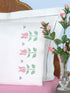 Jack Dempsey Cross-Stitch Tulips Embroider Pillowcase, Standard, White...