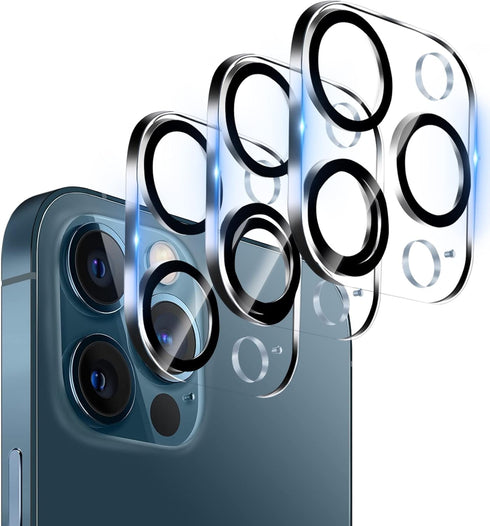 ?3 Pack? Tempered Glass Camera Lens Protector for iPhone 12 Pro Max 6.7", Ultra HD, 9H Hardness, Anti-Scratch, Case Friendly, Easy to Install [No ...