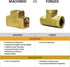 Brass Fitting 7pcs, 1/2" X 3/8" NPT Kit, Reducing Adapter, Reducing Hex Nipple, Hex Bushing...