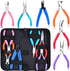 Jewelry Pliers, Acejoz 6pcs Jewelry Making Tools Kit Includs Needle Round Nose Pliers, Wire Cutters, Crimping Pliers, Bent Nose Pliers, End Nipper...