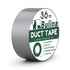 Bulina Duct Tape Silver Heavy Duty 2 Inches x 36 Yard 8.7 Mil Thickness Strong Adhesive Tear by Hand Sticky Durable Great for Indoor Outdoor Packa...