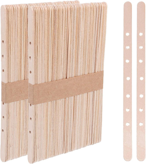 Wooden Candle Wick Holders Pack of 100pcs Wick Centering Devices Candle Wick Bars for Candle Making … (7.1inch - 100pcs)...