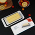 KITCHENDAO Large Airtight Butter Dish with Lid for Countertop and Fridge, Butter Keeper, Plastic Butter Holder Tray for 2 Sticks East Coast/West C...