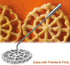 Bunuelos Mold with Handle,Rosette Timbale Iron Set Aluminum Waffle Molds with Handle,Funnel Cake Ring,Molde Para Buñuelos De Viento Maker Mexicano...