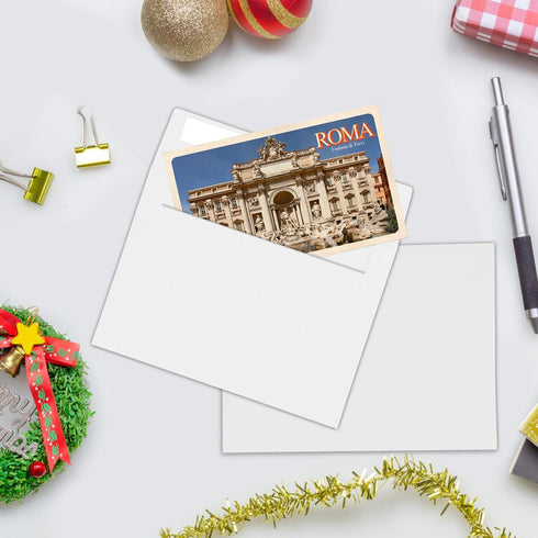 100Packs A2 White Envelopes 4x 5 Inch Card Envelopes,Self Seal for Weddings, Greeting Cards?Mailing? Invitations, Photos, Postcards...
