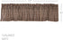 VHC Brands, Bingham Star, Cotton, 16x72, Plaid Valance, Black...