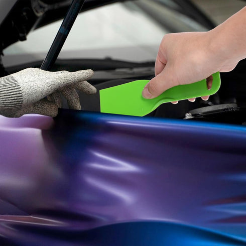 5pcs Plastic Putty Knife 2 Inch Green Flexible Plastic Knives For Taping Drywall Wall Painting Plastic Scraper For Spackling Patching...