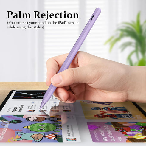 Stylus Pen for iPad W/Palm Rejection Tilt Sensitivity,13Mins Fully Charged,MEKO Active Apple Pencil iPad Pen Compatible W/iPad 6/7/8/9/10,iPad Pro...