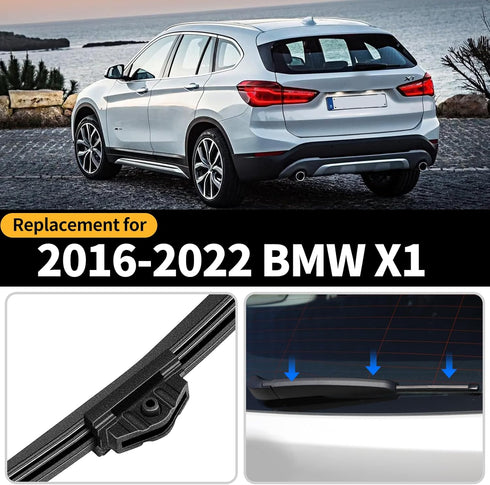 Replacement for BMW X1 F48 2016-2022 Rear Windshield Wiper Blade and Arm Assembly...