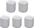 Clarity & Muse 5 Pcs Ceramic Chime Ritual Spell Candle Holders - White...