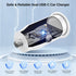 Car Charger for iPhone 15, 40W Dual USB C Car Charger Cigarette Lighter with 2 Pack 6FT USB C to USB C Cable Fast Charging Compatible for iPhone 1...