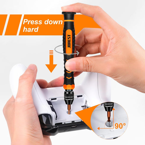 38Pcs Small Precision Screwdriver Set with Torx T5, T6, Y00, Mini Repair Tool Kit for Macbook, Computer, Laptop, iPhone, PS4 PS5, Xbox, Switch, Ey...