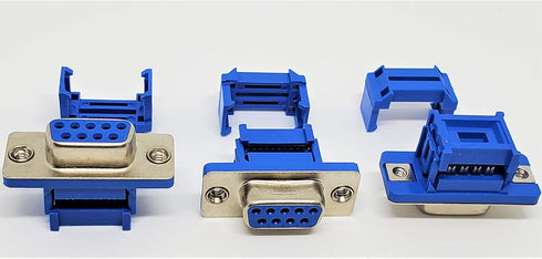 Pc Accessories - Connectors Pro 10-Pack 2.54mm DB9 Female IDC Crimp Connector for 1.27mm Flat Ribbon Cable, 10-Pack...