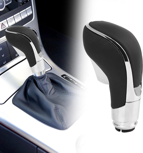 X AUTOHAUX Car Automatic Gear Shift Knob Stick Shifter Knobs Cover for Opel for GM for Vauxhall for Buick Regal Insignia 2009-2013 Leatherette Pla...