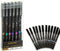 Gel Ink Pens 12PCS Erasable, with Eraser 0.5mm Fine Point Black/Blue 12 Constellations Ink Medium Point Creativity for Journaling Writing Drawing ...