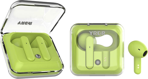 Wireless Earbuds,Ear Buds Wireless Bluetooth Earbuds 5.3,Noise Cancelling Cute Color Earbuds with Charging Case for Android iPhone YK12 Green...