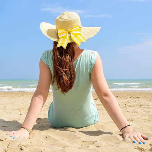 Lemon Wired Edge Ribbon 24 Yards Summer Yellow Lemons Truck Craft Ribbon Buffalo Plaids Farmhouse Fabric Ribbon for Wreath Bow Making DIY Crafts W...