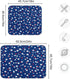 USA Patriotic Stars Memorial Dish Drying Mat 18 X 24 Inch Red Blue White Independence Day Dry Dishes Pads Tableware Mats Protector for Kitchen Cou...