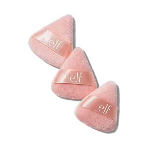 e.l.f. Halo Glow Pinkie Puffs, Finger-sized, Mini Puff For Applying Loose & Pressed Powders, Soft, Reusable & Washable, Vegan & Cruelty-Free, Set ...
