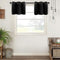 MRTREES Blackout Valance Curtain Kitchen Tiers, Short Cafe Curtains Room Darkening, Triple Weave Bathroom Small Window Curtains Grommet Top Half W...