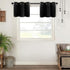 MRTREES Blackout Valance Curtain Kitchen Tiers, Short Cafe Curtains Room Darkening, Triple Weave Bathroom Small Window Curtains Grommet Top Half W...
