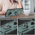 IKAZZ for Galaxy Note 9 Case,Military Grade Shockproof Heavy Duty Protective Phone Cover Pass 16ft Drop Test with Magnetic Kickstand Pine Green...