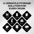 ClearSpace Clear Plastic Storage Bins – Pantry Organizers & Storage Containers, Cabinet Organizer - Home Organization Must Haves for Kitchen, Laun...